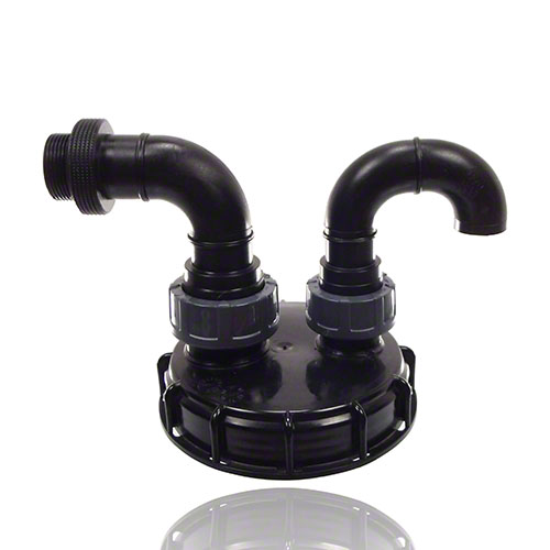 IBC-screw cap DN 150 with ventilation- and filling