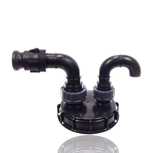 IBC-screw cap DN 150 with ventilation- and filling