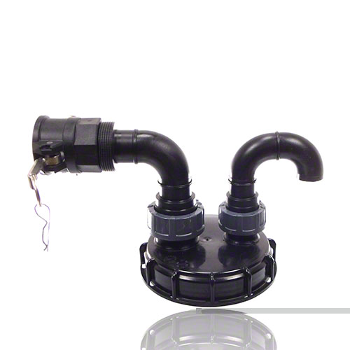 IBC-screw cap DN 150 with ventilation- and filling