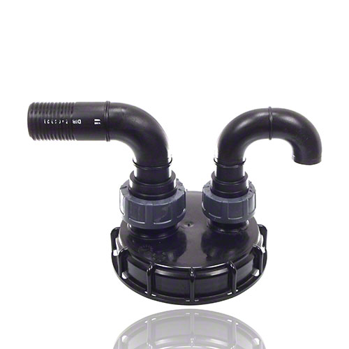 IBC-screw cap DN 150 with ventilation- and filling