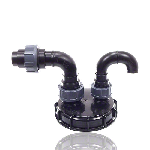 IBC-screw cap DN 150 with ventilation- and filling