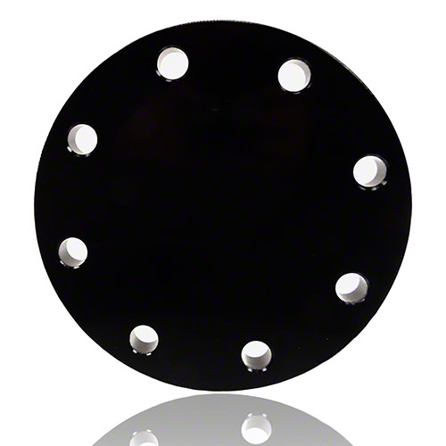 PE blind flange for pressureless applications