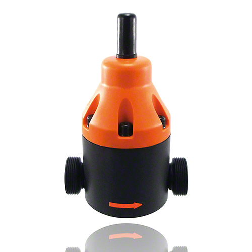 PVDF Pressure relief valve DHV 712-R, socket DIN ISO, sealing PTFE