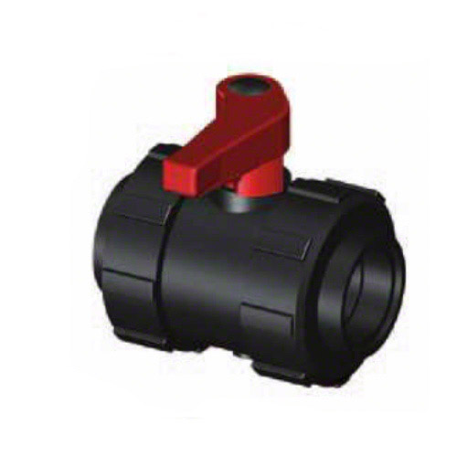2-ways ball valve PPGF, security lock, 
PP-nozzles, FPM&nbsp; = green handle