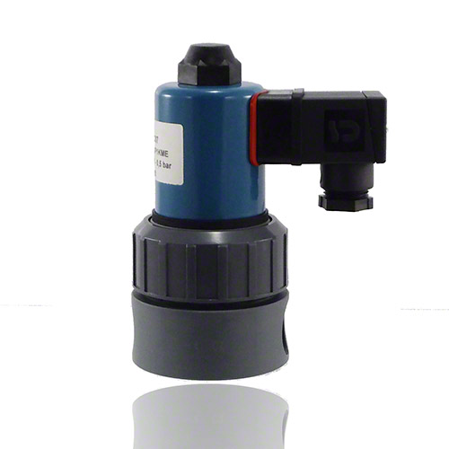 PVC-U 2/2 Way Solenoid Valve, normally closed, socket end for solvent welding, 230 V AC, EPDM