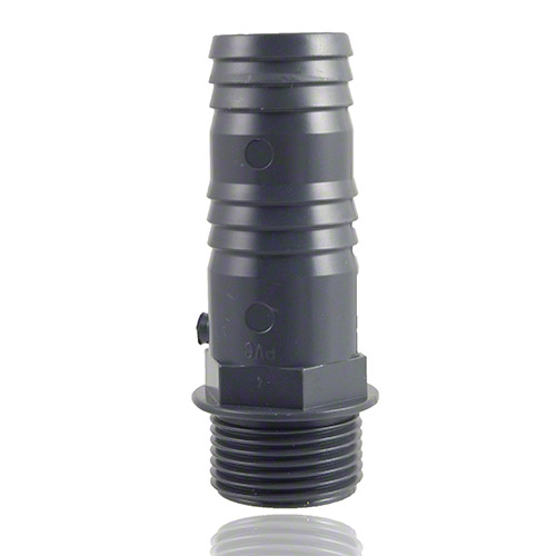 PVC-U Hose Adaptor with BSP threaded male end