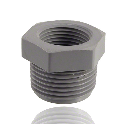 ABS Reducer with BSP threaded male end and BSP threaded female end