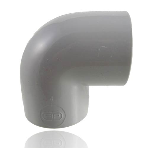 PVC-C Elbow 90&deg;, with solvent weld sockets