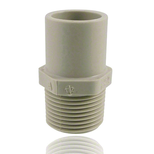 PP Double adaptor for butt welding (d), BSP (R) threaded male end, SDR 11