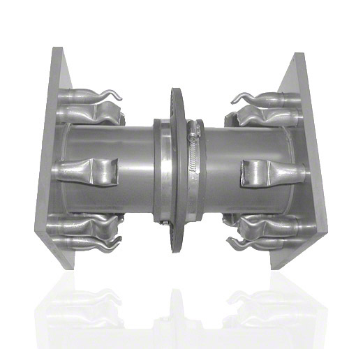 PVC-U wall through PVC-U, sleeve dowel steel V4A