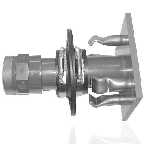 PVC-U wall through PVC-U, sleeve dowel steel galvanised