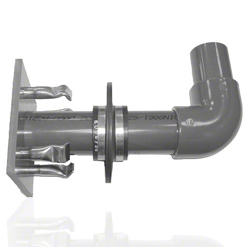 PVC-U wall through PVC-U, sleeve dowel steel V4A