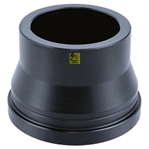 PE-el insert for screw connections, electrically conductive