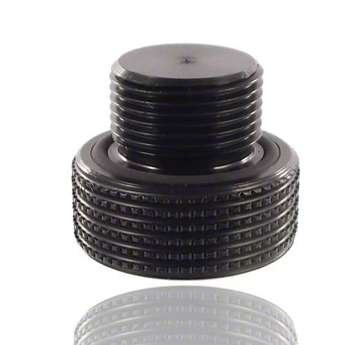 Blind plug in PE, outside knurled