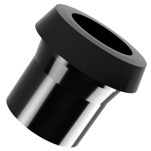 TRI-Clamp insert for milk pipe thread with butt fusion spigot, electrically conductive