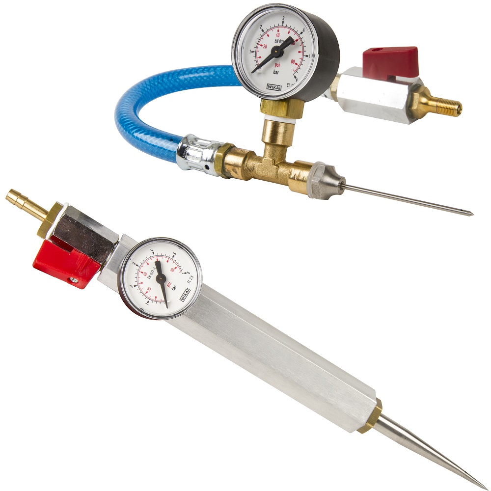 Pressure testing deviceGeomembranes to 2,0 mm Thickness