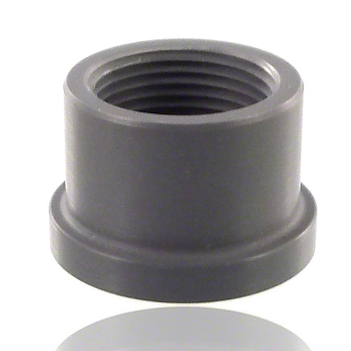 Insert part internal thread made of UPVC for standard union nut