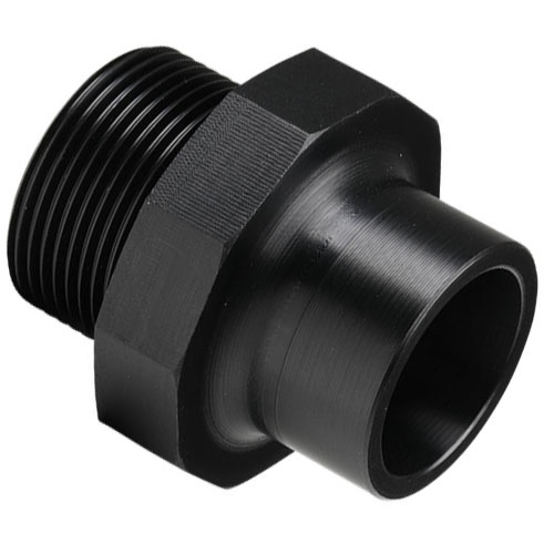 PE-el threaded nipple, 10 - square, electrically conductive