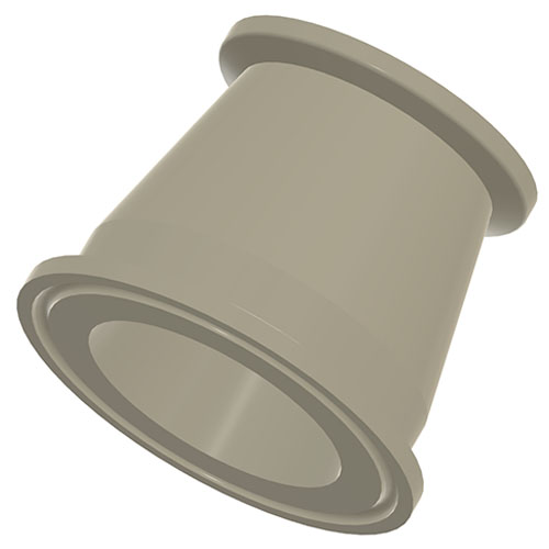 PP ISO Clamp with reduction