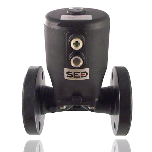 2/2-Way Metall Flange Diaphragm Valve, Function NC