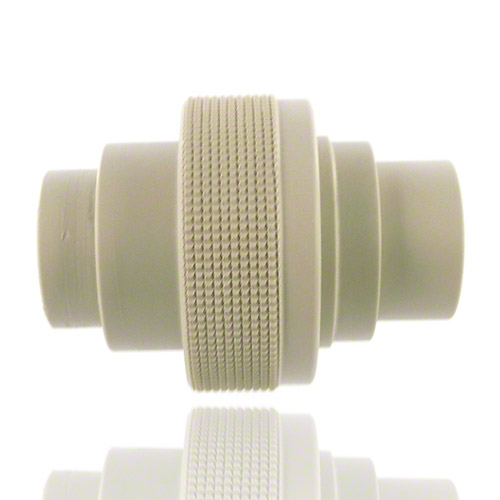 Union in PP, outside knurled