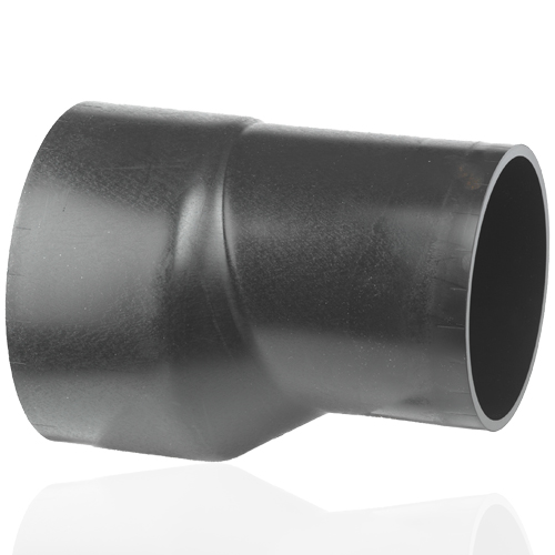 PE Reducer eccentric long, for soil & waste systems