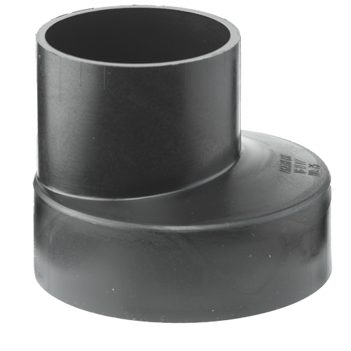 PE Reducer eccentric, for soil & waste systems