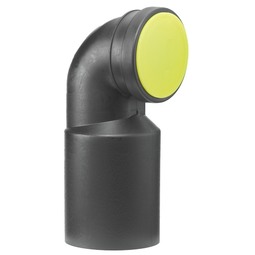 PE Wall-lavatory bend 90&deg;, for soil & waste systems