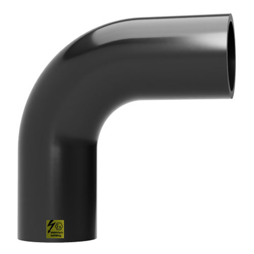 PE-el MULTI bend 90&deg; SDR 17, electrically conductive