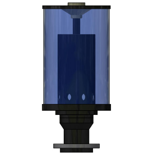 CO2 absorber type SDA315-FL-100 with PVC U loose flange DN 100, d 110 mm