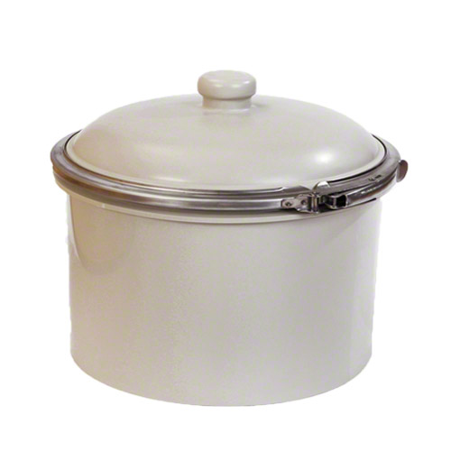 Manhole in PP with socket, cover in PP, clamping ring adjustable