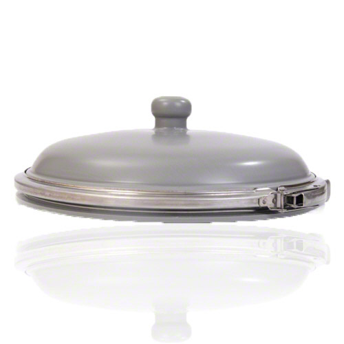 Manhole in PPs without socket, cover in PPs, clamping ring adjustable