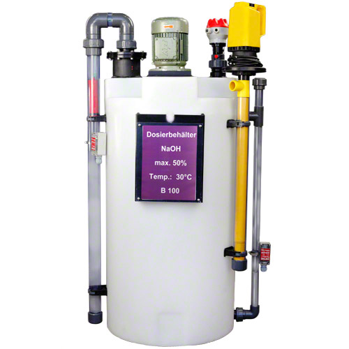 Dosing tank&nbsp; - example mounting variants -