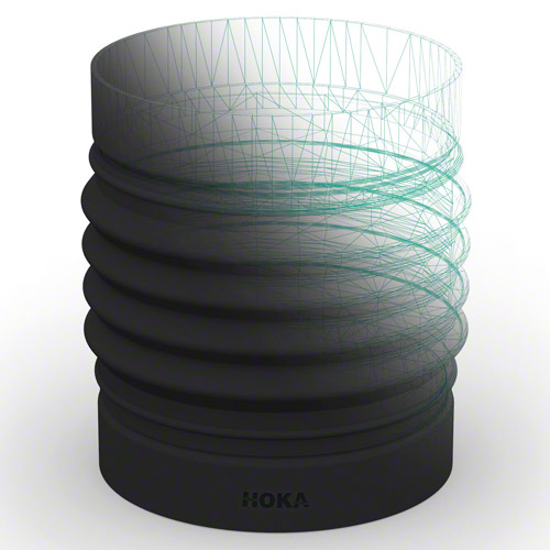 TPE soft flexible connectors 4-fold 150mm width with both sides PVDF sockets