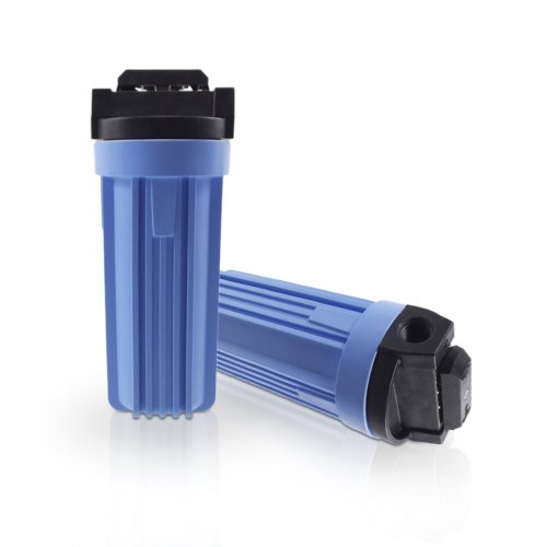 Pentek Water filter housing, 10 inch, with integrated shut-off valve