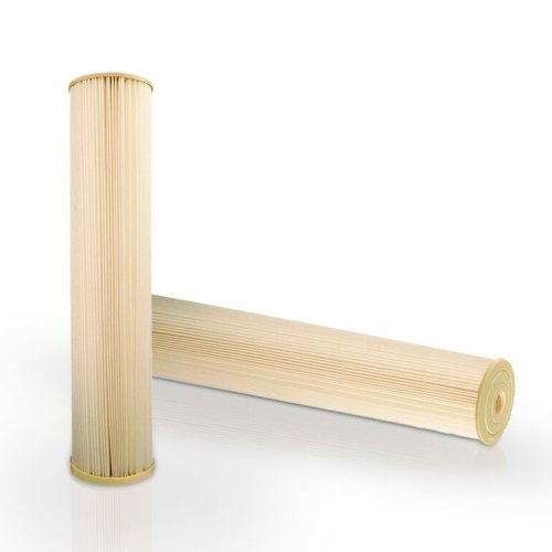 Pentek Water filter, filter cartridge ECP series 20 inch BIG BLUE- folded cellulose/Polyester filter cartridge