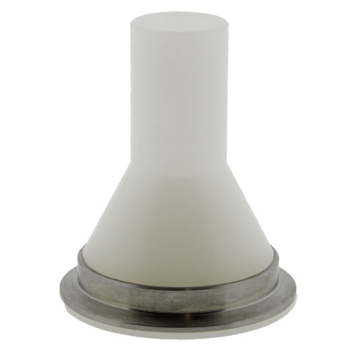 PVDF ISO clamp connector with reinforcement ring 1.4305, SDR21