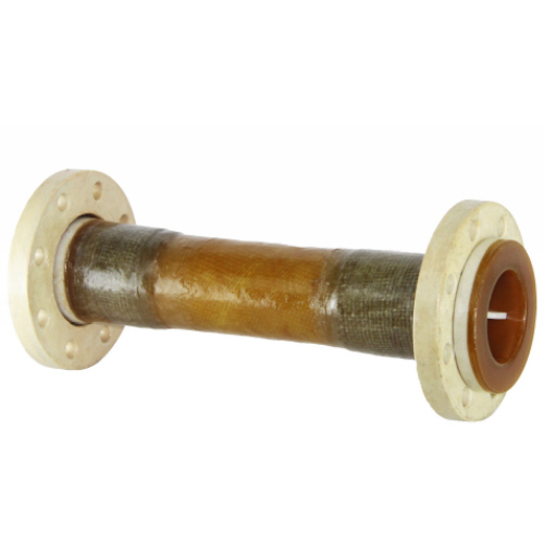 Static mixer made of FRP / CBL with mixing elements made of PVDF