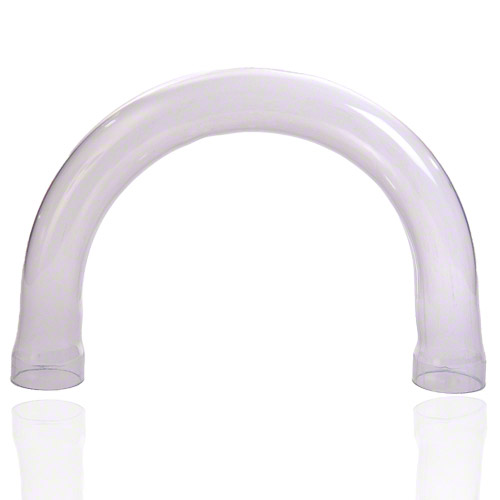 PVC U Transparent Elbow 180&deg; in DIN Version, Plain Ends