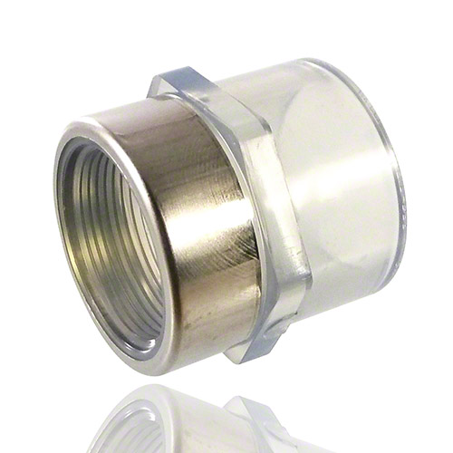 PVC U Transparent Adaptor Socket