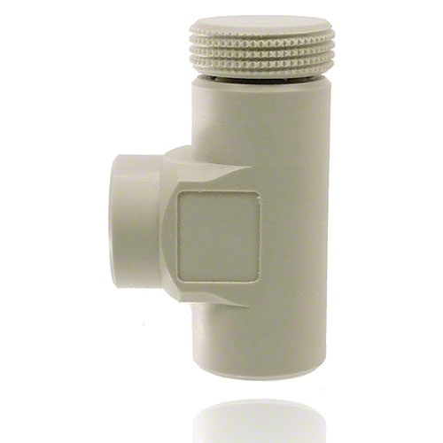 Needle valve made of PP with angle bore