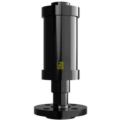 Acid vapor separator type SDA 90, 0.6 liter, PE-el (electrically conductive version), connection loose flange according to DIN