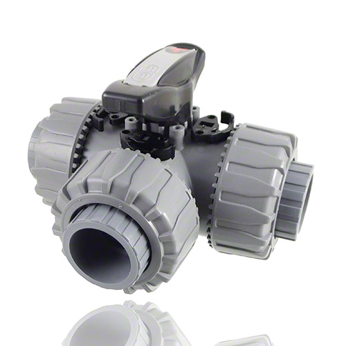 ABS&nbsp; 3-Way Ball Valve - L Port