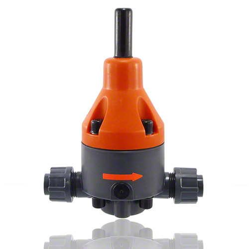 PVC-U Pressure relief valve DHV 712-R, socket DIN ISO, sealing EPDM