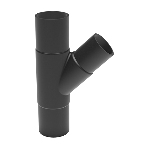 Tee 45&deg;, PE 100, SDR 17, long, reduced