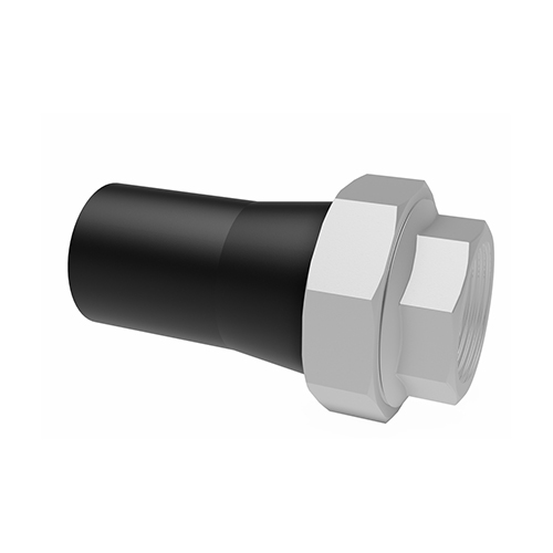 stainless steel transition-union, SDR11, long, female