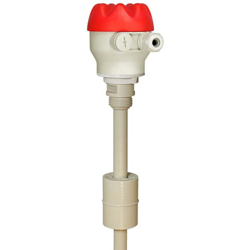 Magnetic float switch made of PP