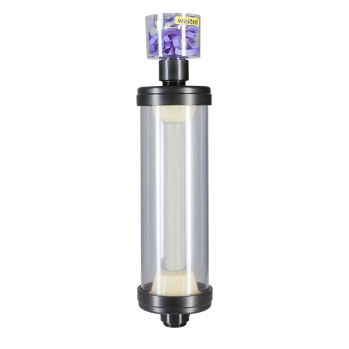 Acid vapor separator type SDA 90 for MULTI FLEX BLOCK, 0.6 litres, 1 inch external thread connection, with indicator box