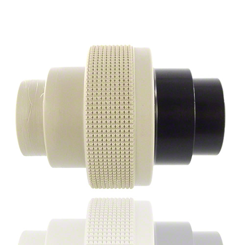 Union in PP, outside knurled