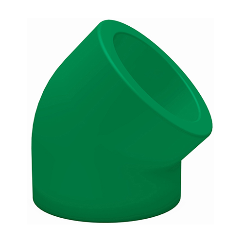 PP-RCT elbow 45&deg; green